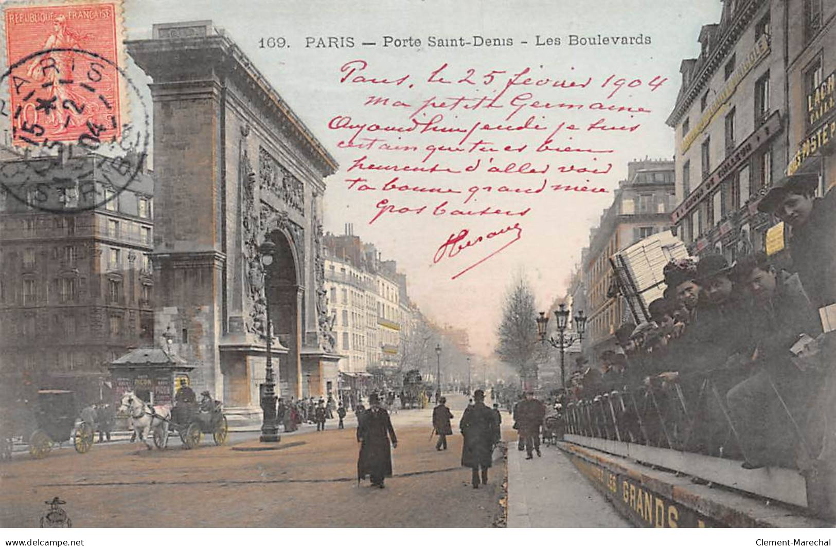 PARIS - Porte Saint Denis - Les Boulevards - Très Bon état - Arrondissement: 02