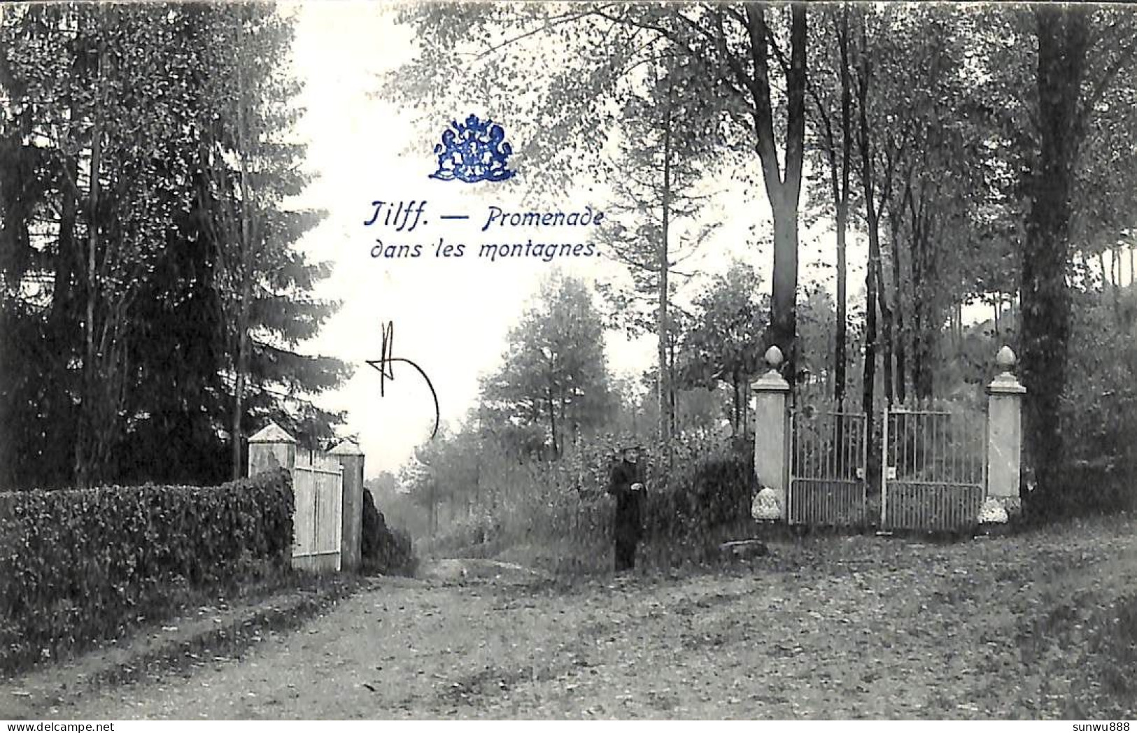 Tilff - Promenade Dans Les Montagnes (Edit. Grand Bazar Liege 1906) - Esneux