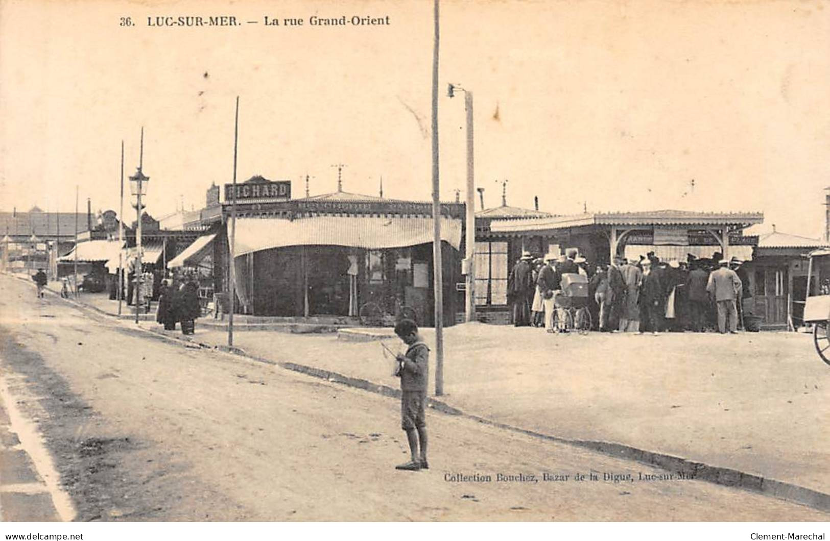 LUC SUR MER - La Rue Grand Orient - Très Bon état - Luc Sur Mer