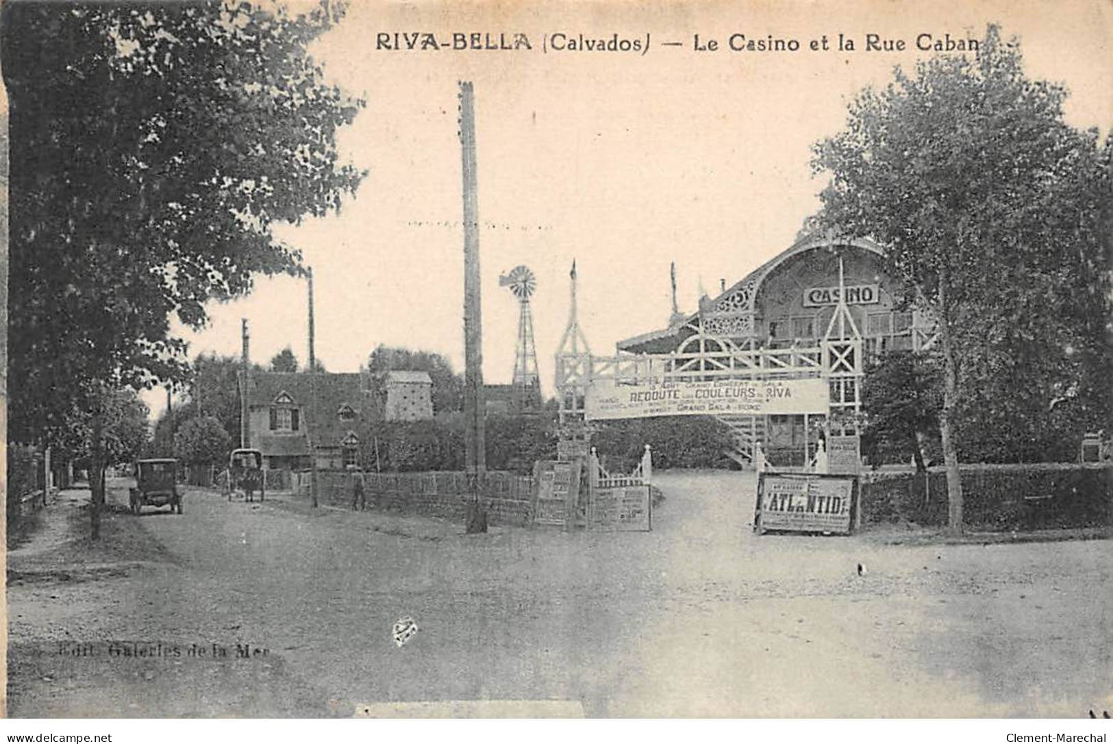 RIVA BELLA - Le Casino Et La Rue Caban - Très Bon état - Riva Bella