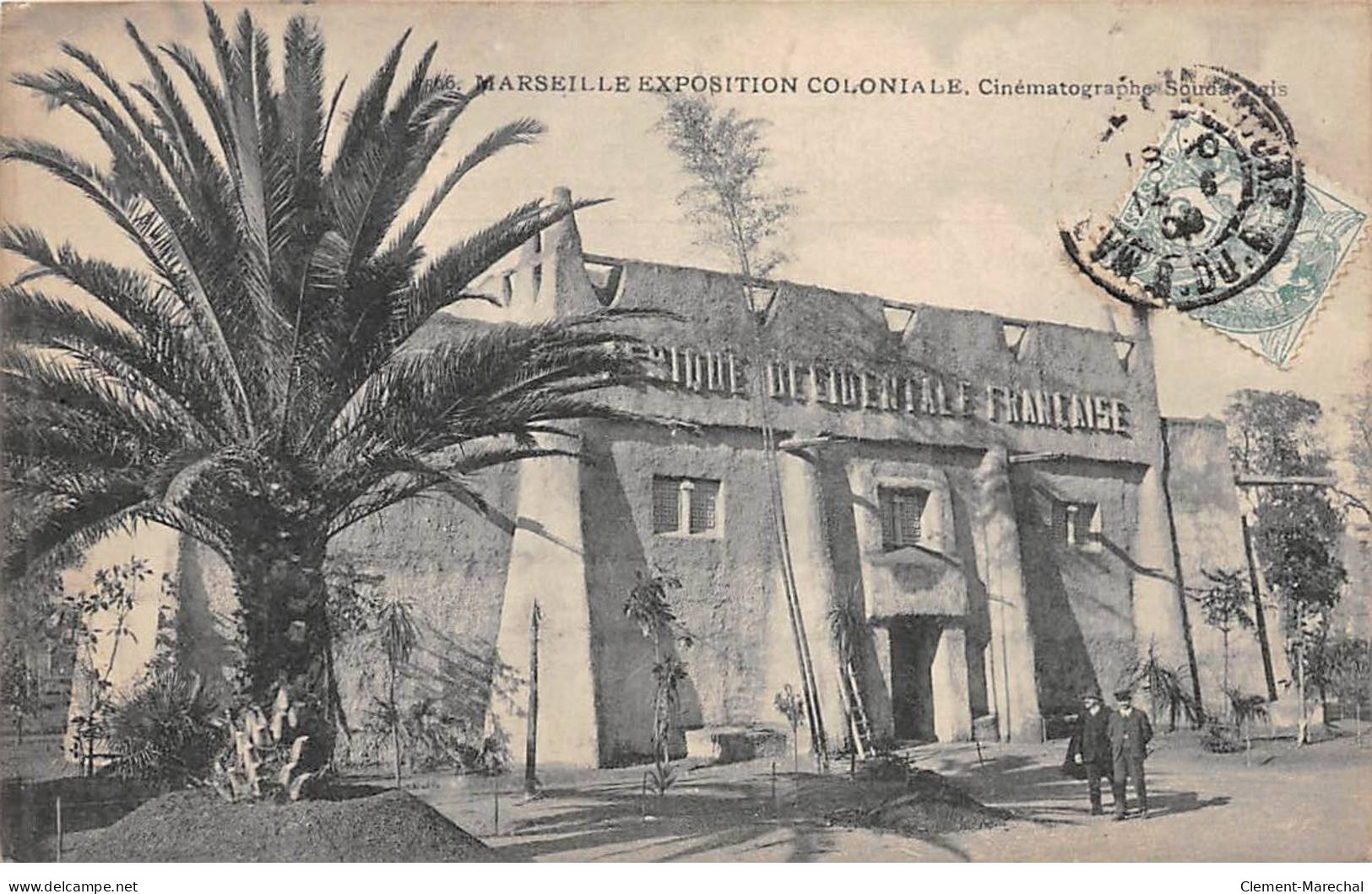 MARSEILLE - Exposition Coloniale - Cinématographe Soudanais - état - Koloniale Tentoonstelling 1906-1922