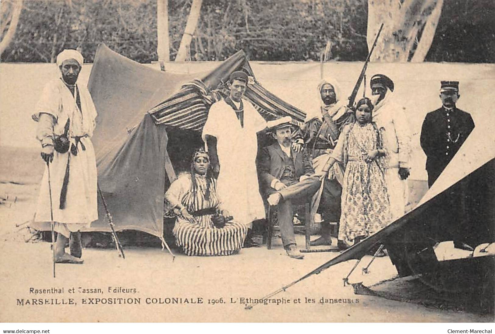 MARSEILLE - Exposition Coloniale 1906 - L'Ethnographie Et Les Danseuses - Très Bon état - Koloniale Tentoonstelling 1906-1922