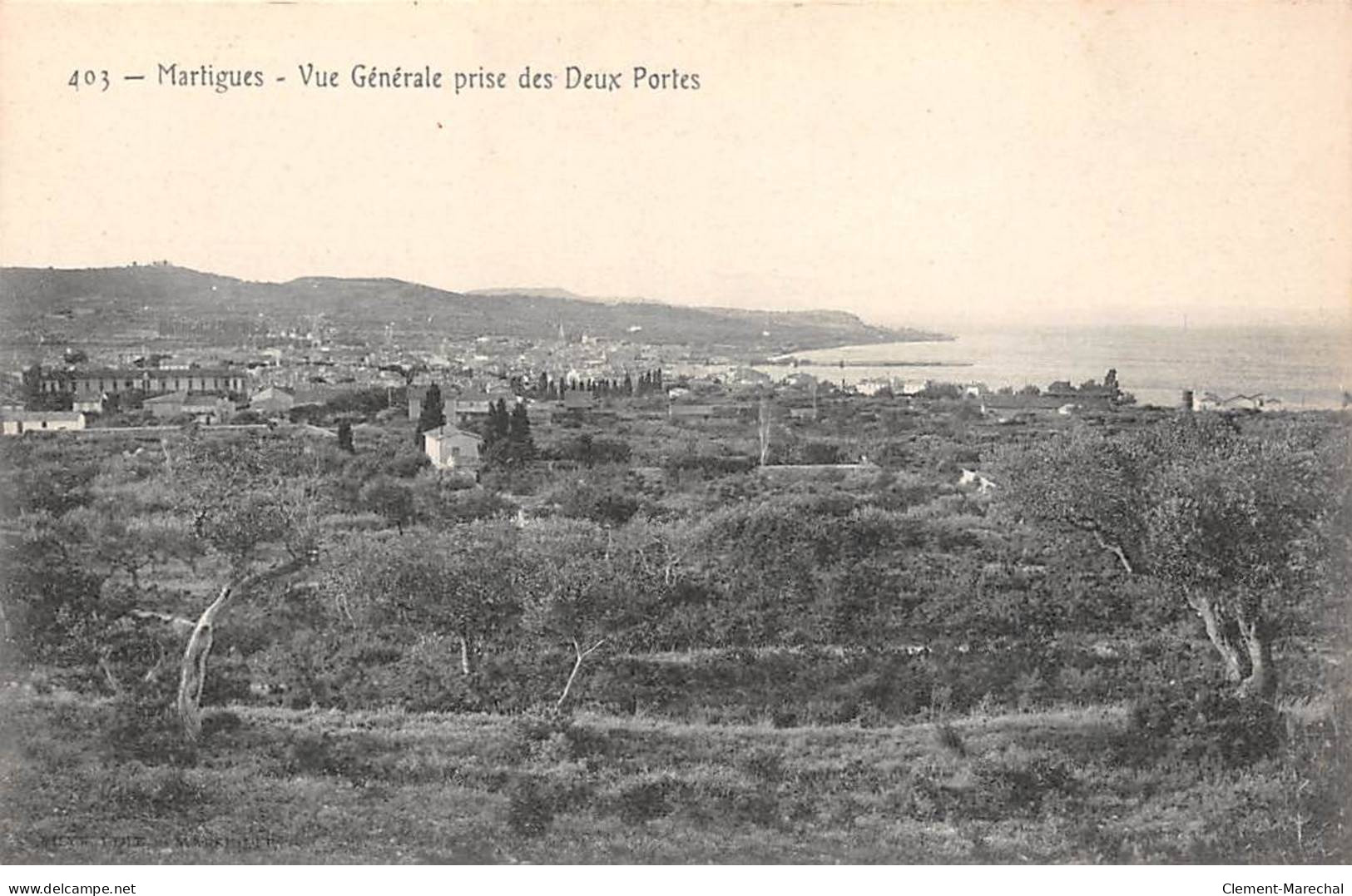 MARTIGUES - Vue Générale Prise Des Deux Portes - Très Bon état - Martigues