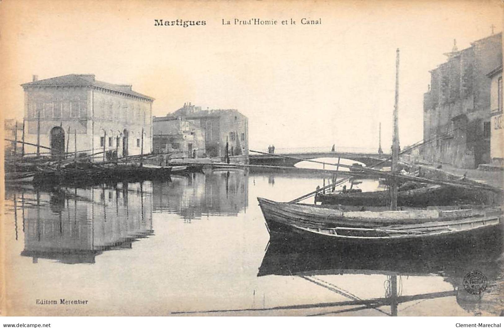 MARTIGUES - La Prud'Homie Et Le Canal - Très Bon état - Martigues