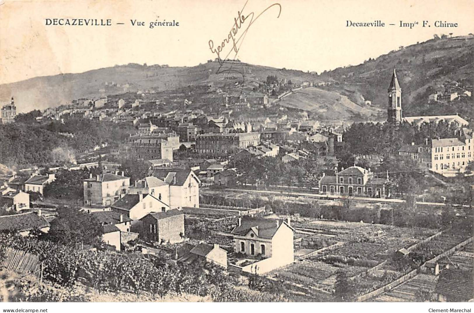 DECAZEVILLE - Vue Générale - Très Bon état - Decazeville
