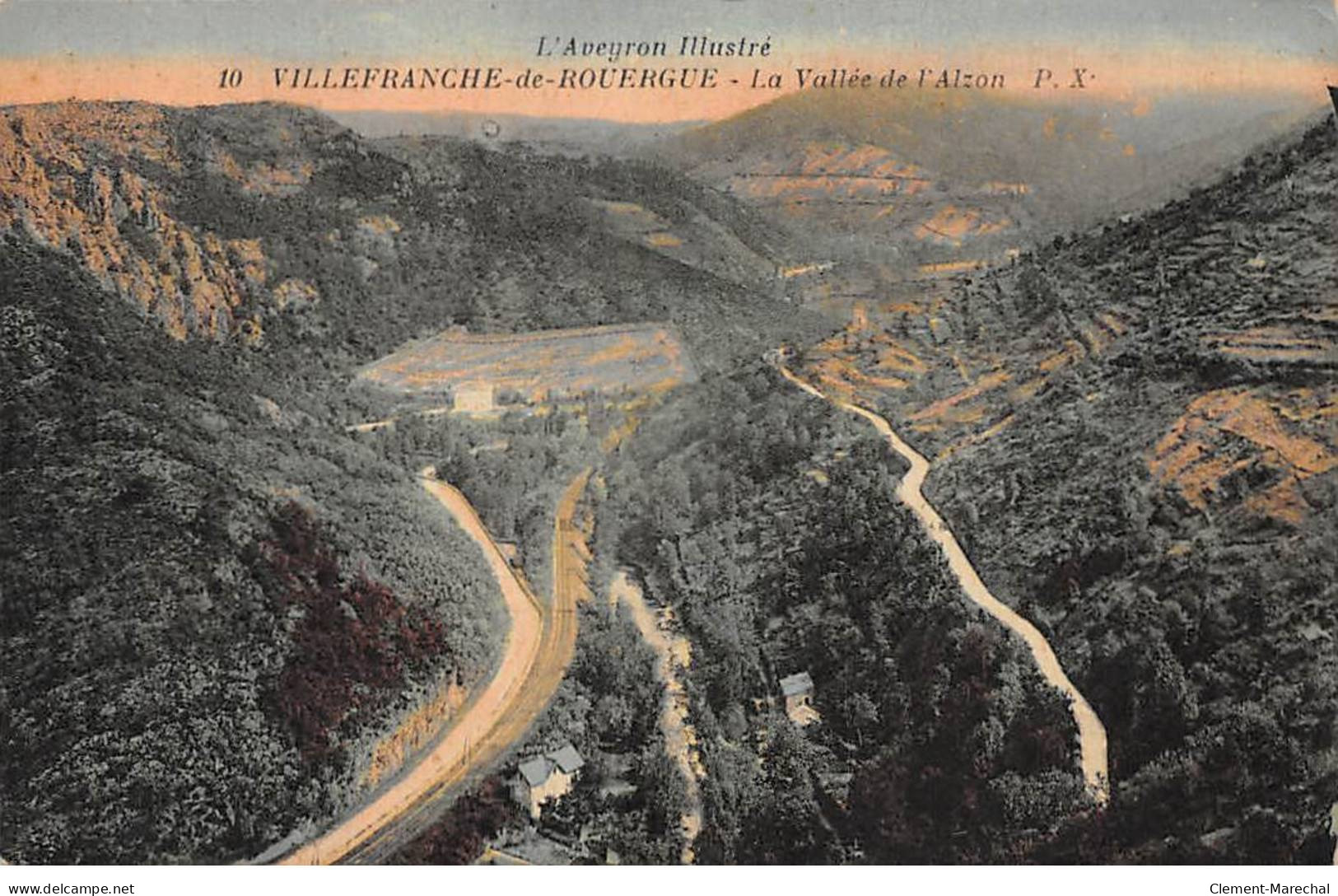 VILLEFRANCHE DE ROUERGUE - La Vallée De L'Alzon - Très Bon état - Villefranche De Rouergue