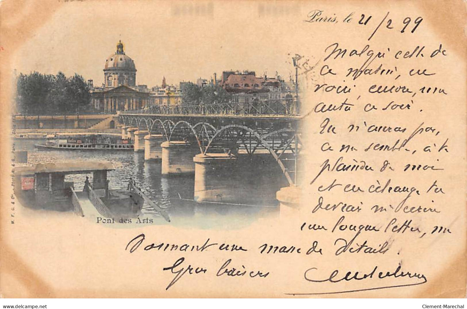 PARIS - Pont Des Arts - Très Bon état - Distretto: 01