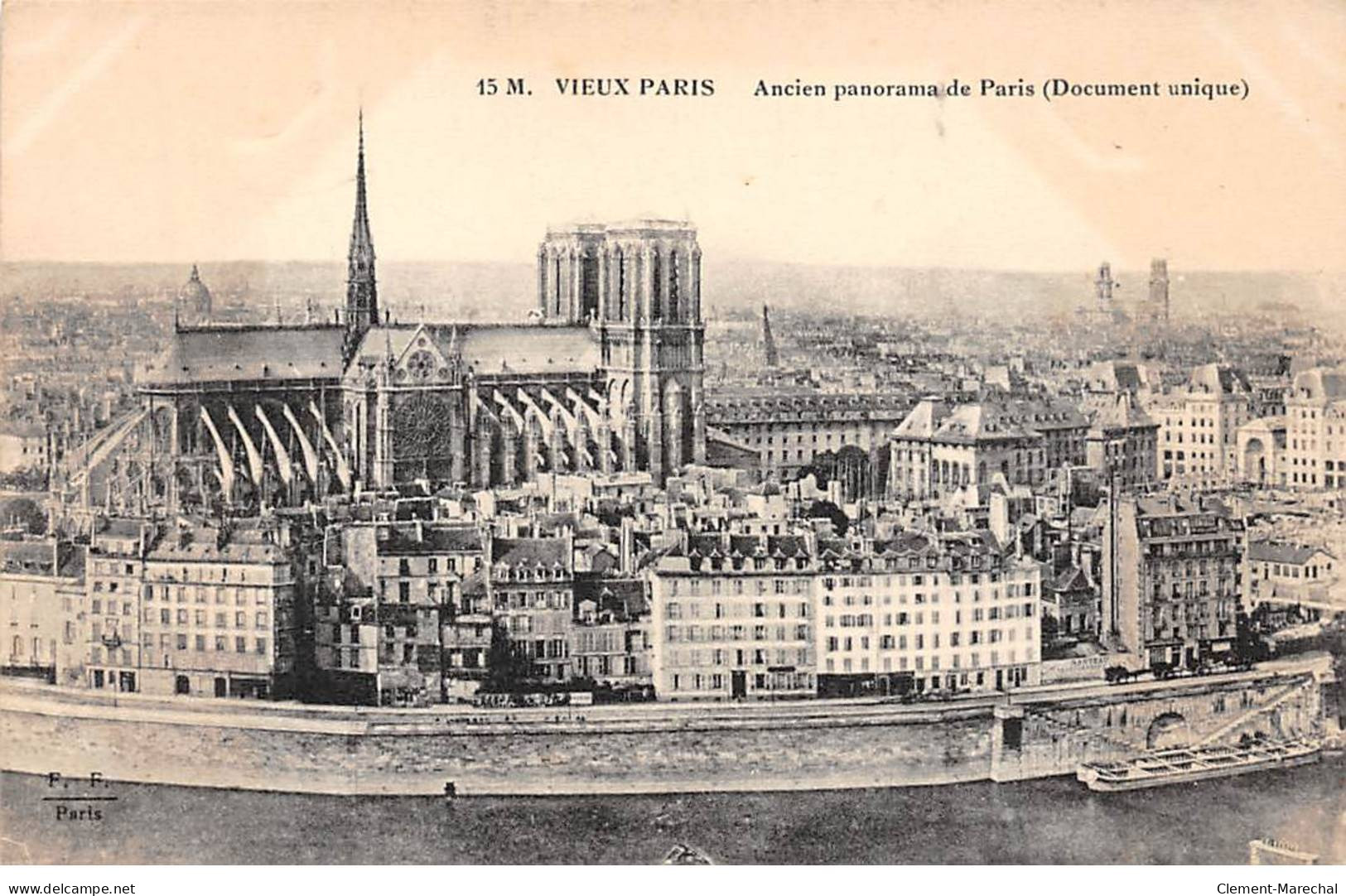 PARIS - Vieux Paris - Ancien Panorama De Paris - Très Bon état - Arrondissement: 01