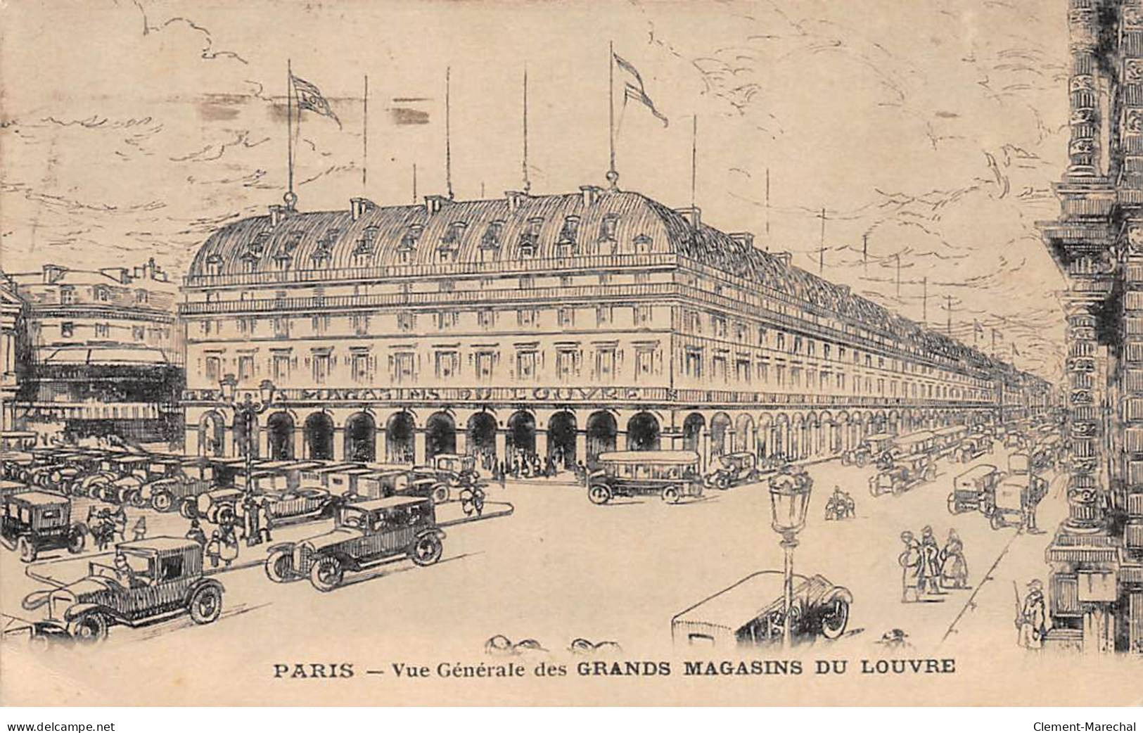 PARIS - Vue Générale Des Grands Magasins Du Louvre - Très Bon état - Paris (01)