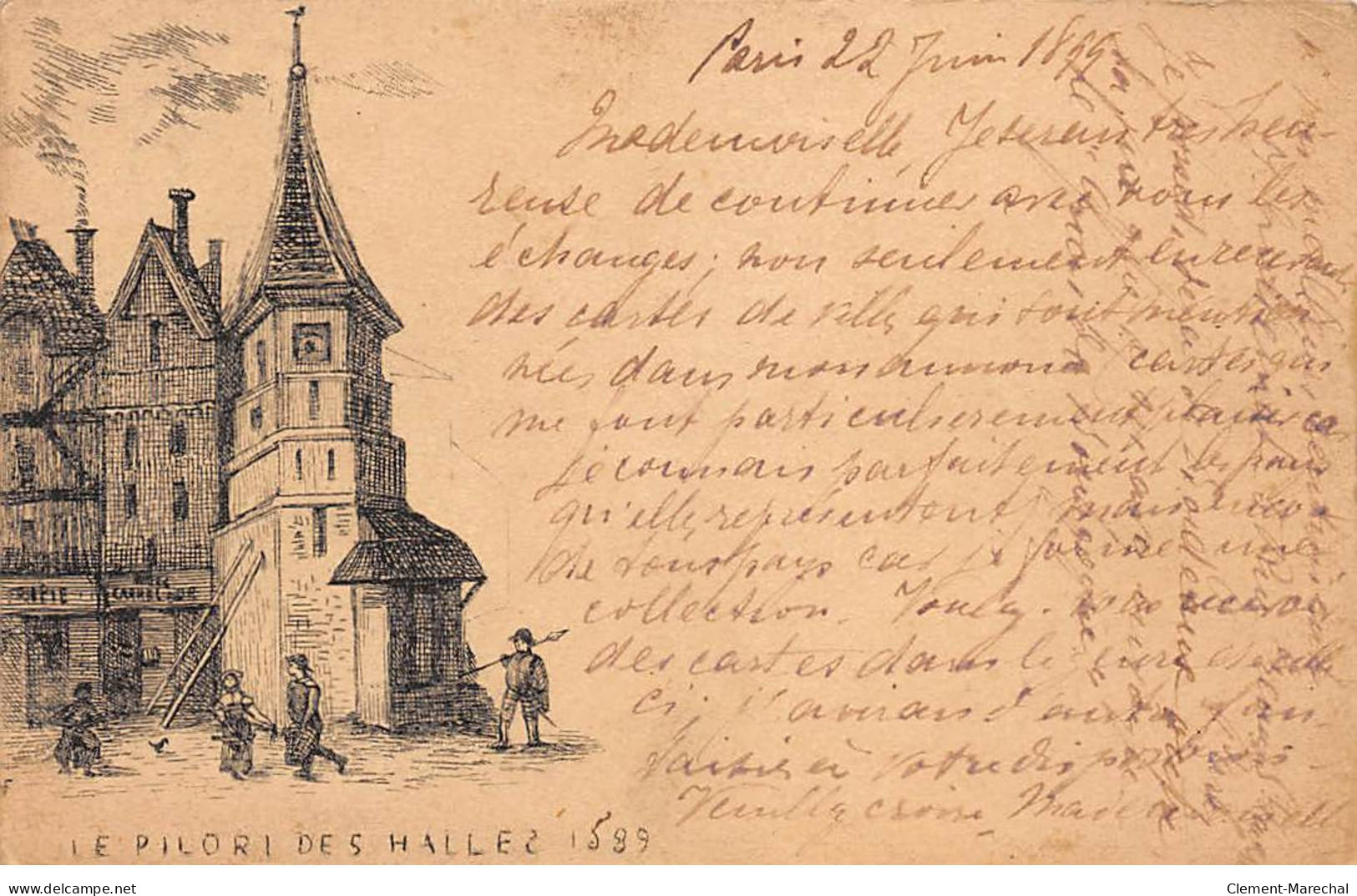 PARIS - Le Pilori Des Halles 1589 - Très Bon état - Arrondissement: 01
