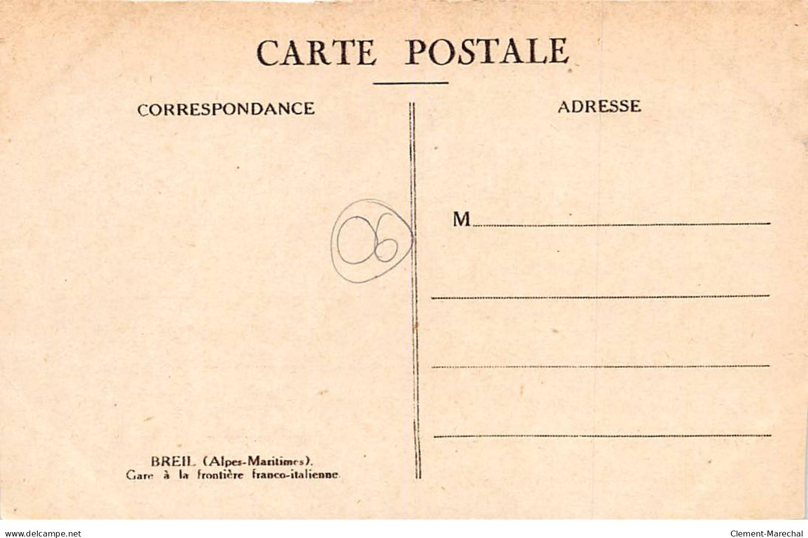 BREIL - Gare à La Frontière Franco Italienne - état - Breil-sur-Roya