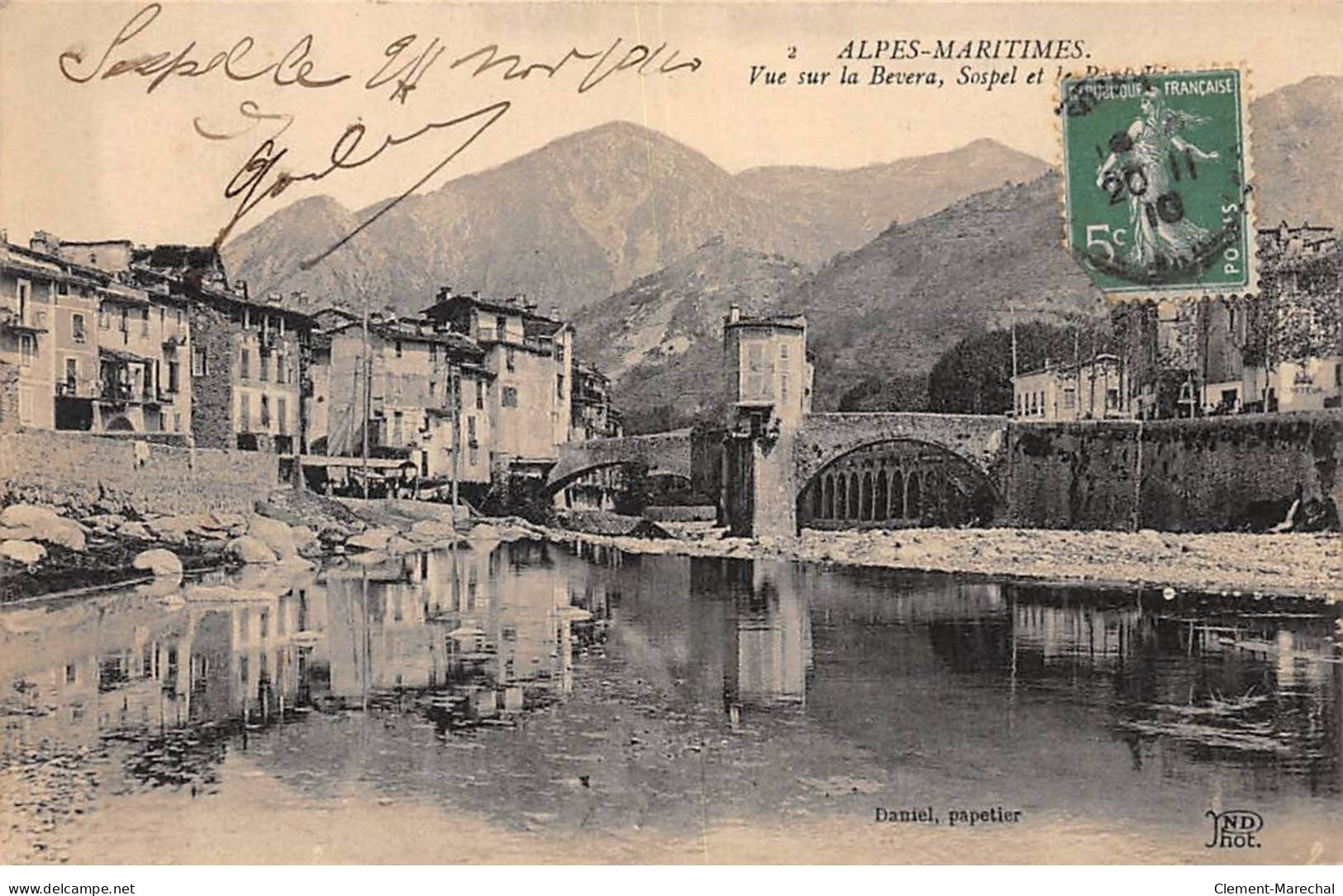 Vue Sur La Bevera - SOSPEL Et Le Pont - Très Bon état - Sospel