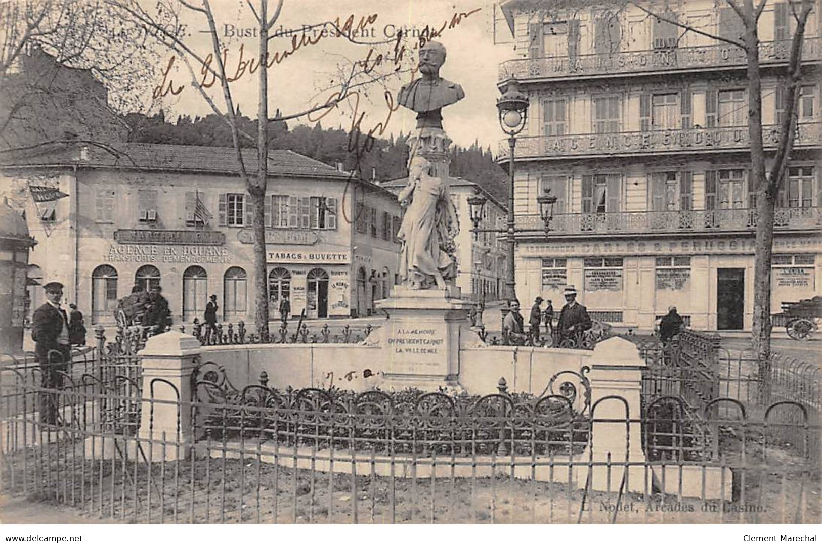 NICE - Buste Du Président Carnot - Très Bon état - Monuments, édifices