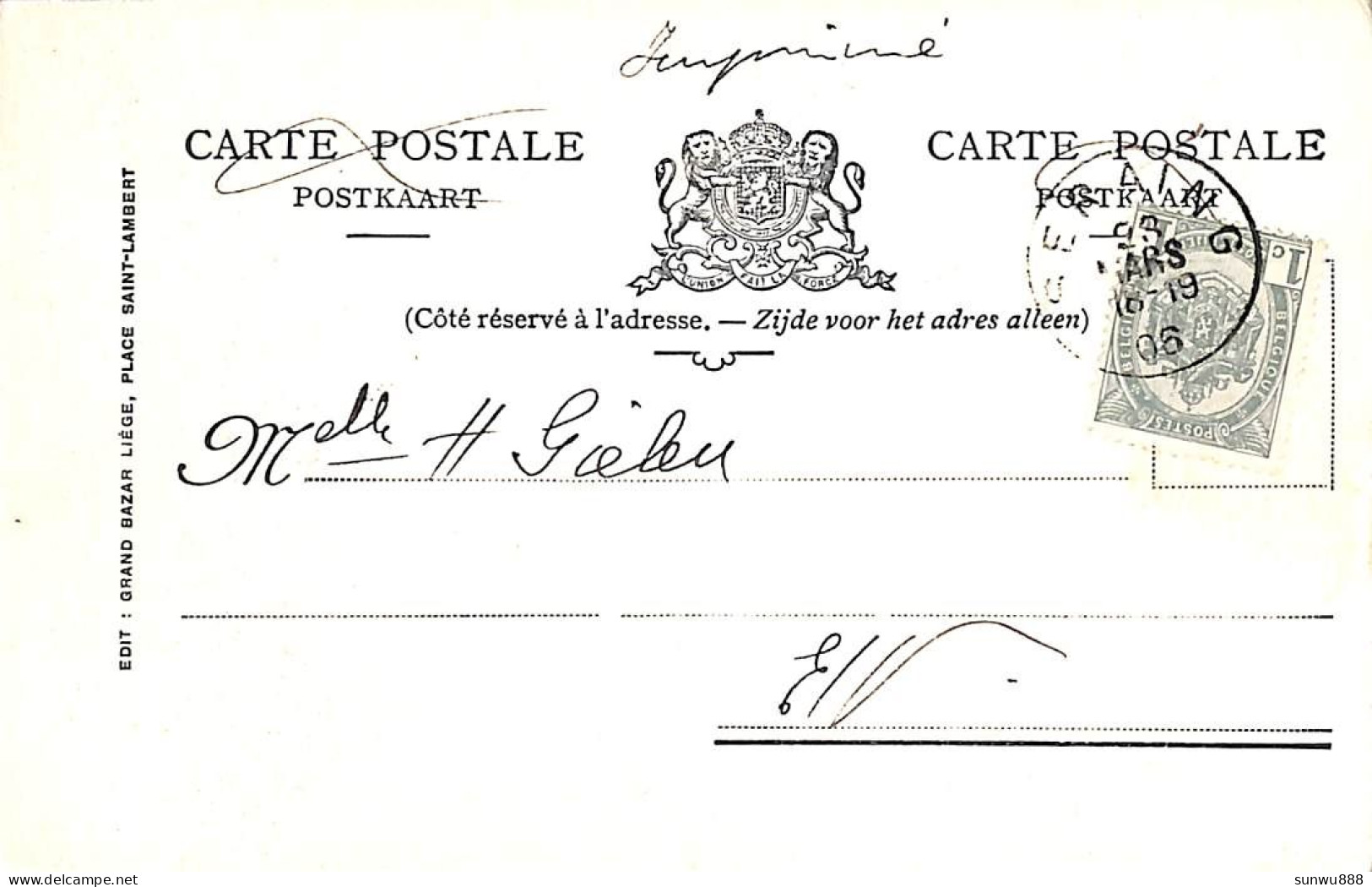 Tilff - Vue Générale (Edit. Grand Bazar Liege 1906) - Esneux