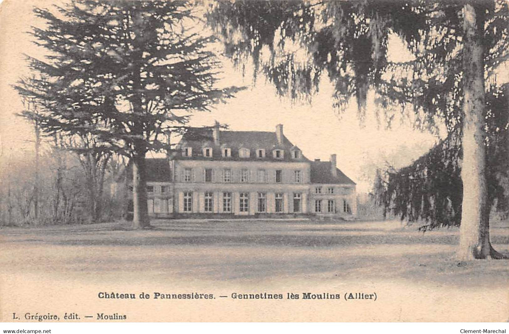 GENNETINES LES MOULINS - Château De Pannessières - Très Bon état - Autres & Non Classés