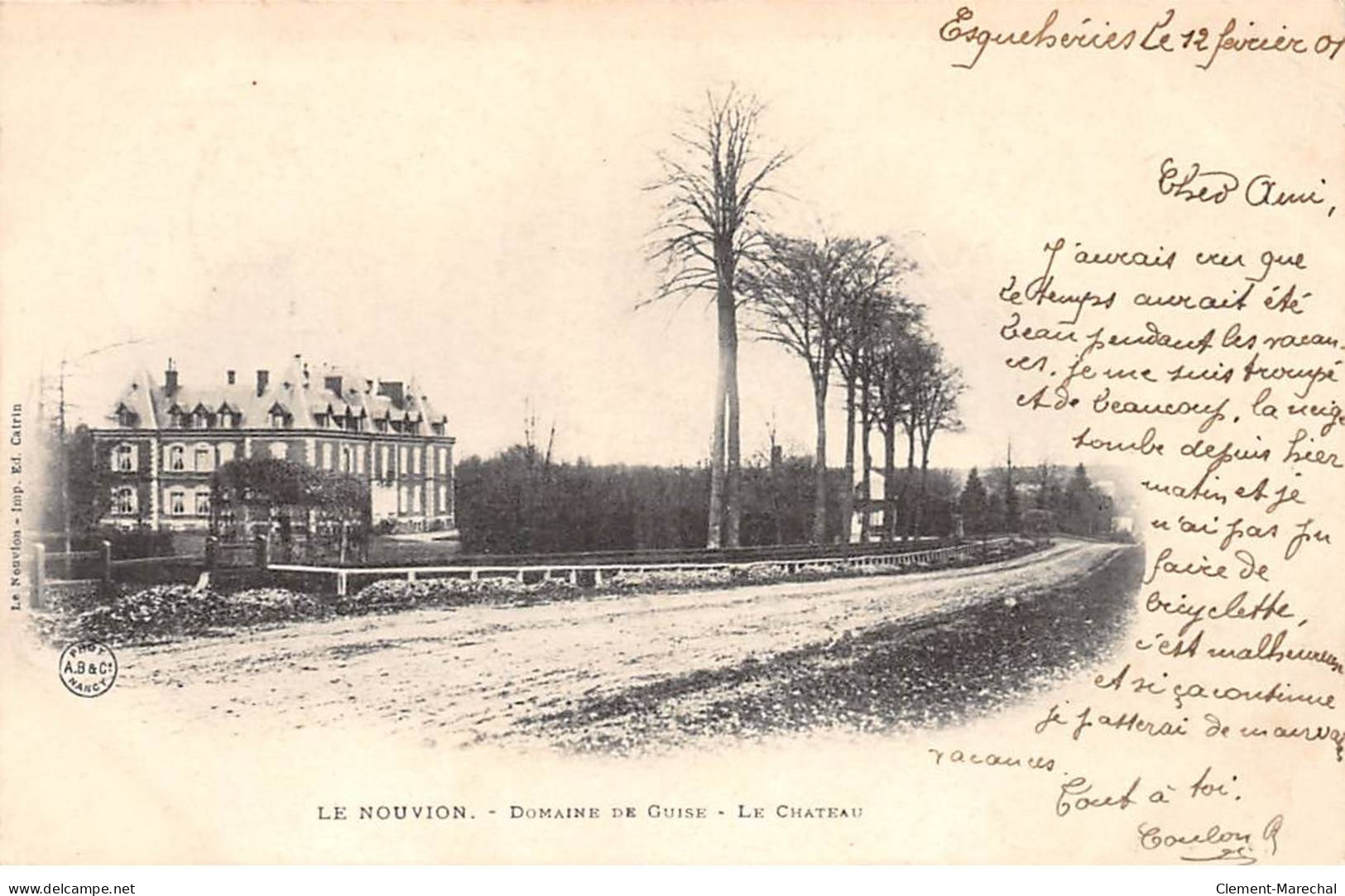 LE NOUVION - Domaine De Guise - Le Chateau - Très Bon état - Villers Cotterets
