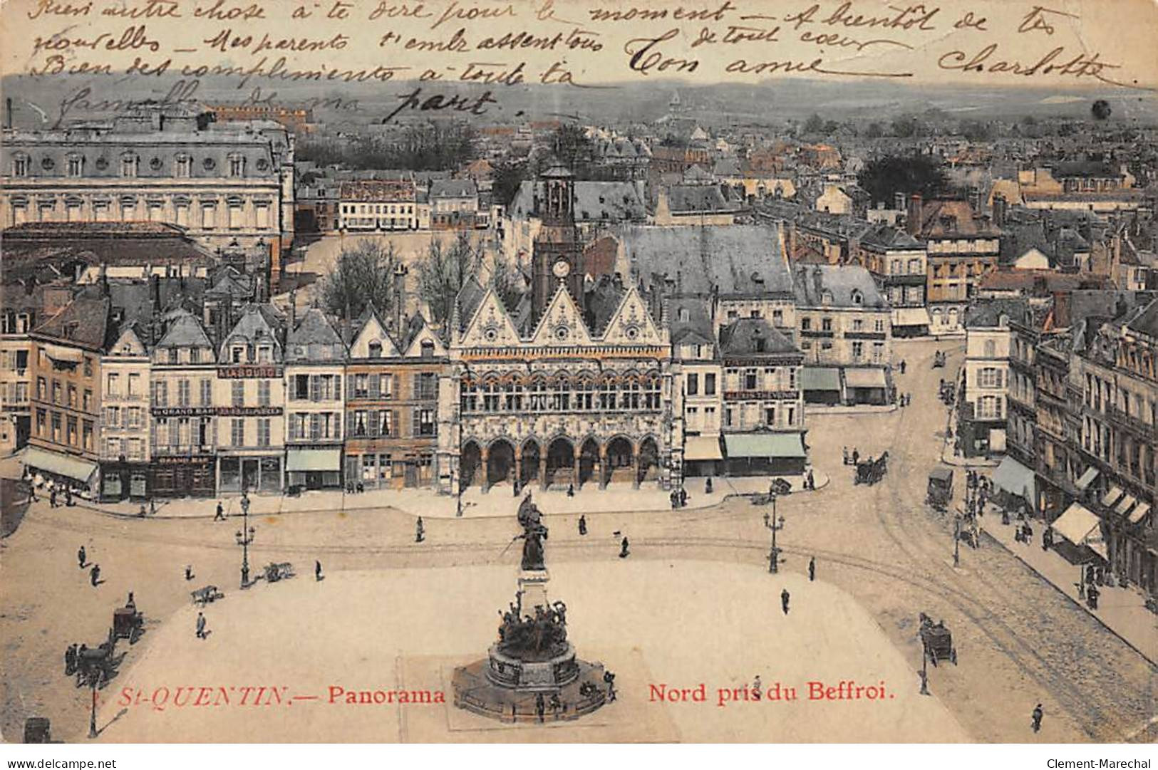 SAINT QUENTIN - Panorama Nord Pris Du Beffroi - état - Saint Quentin
