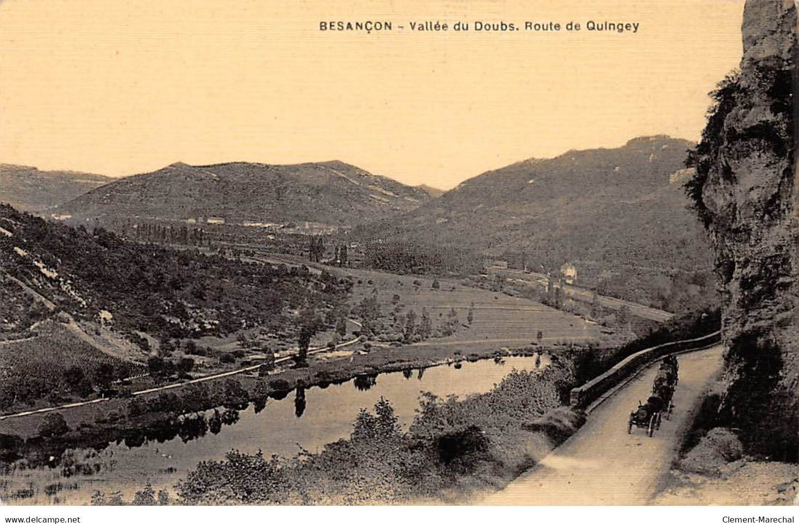 BESANCON - Vallée Du Doubs - Route De Quingey - Très Bon état - Besancon