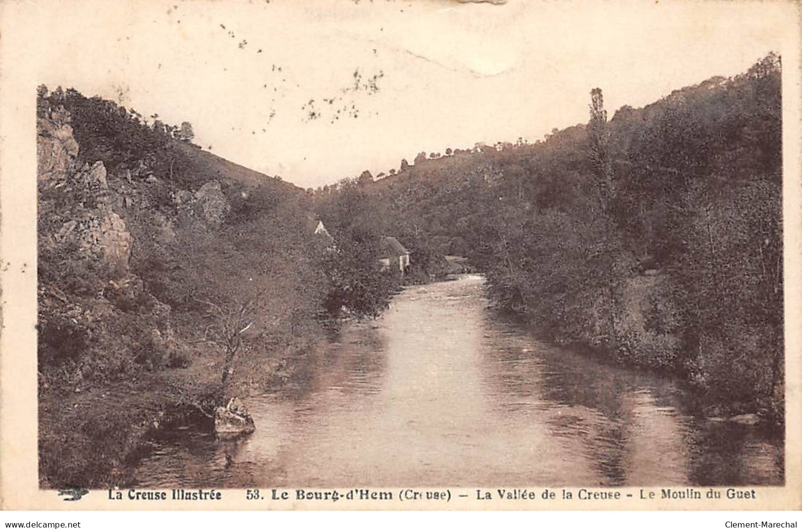LE BOURG D'HEM - La Vallée De La Creuse - Le Moulin Du Guet - état - Autres & Non Classés