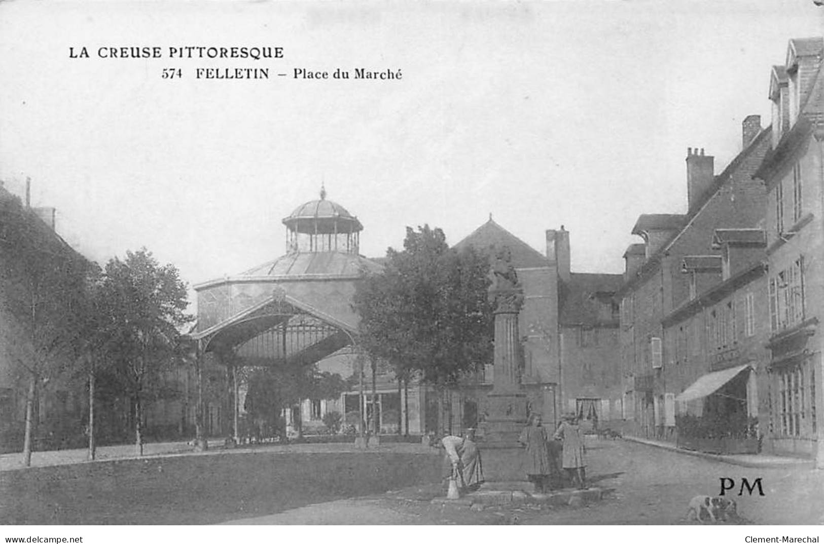 FELLETIN - Place Du Marché - Très Bon état - Felletin