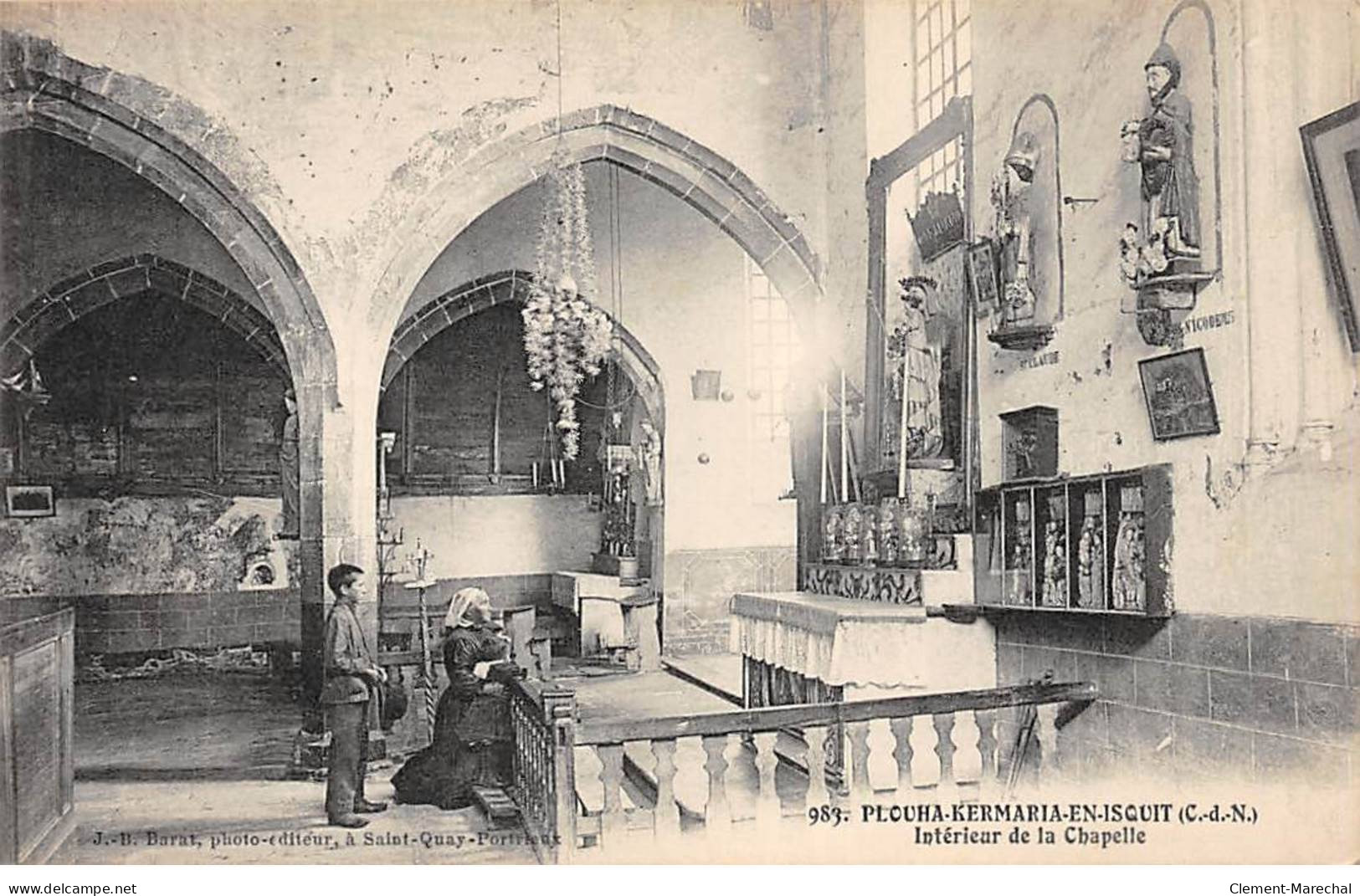 PLOUHA - KERMARIA EN ISQUIT - Intérieur De La Chapelle - Très Bon état - Plouha