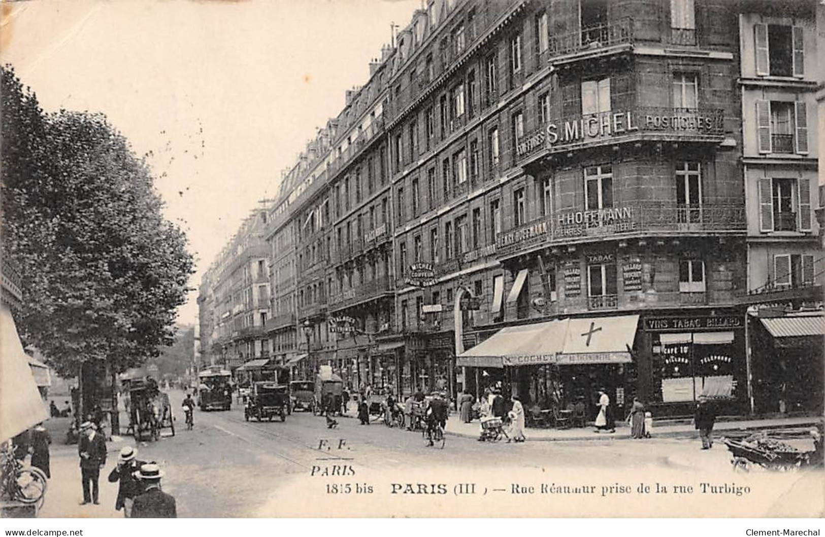 PARIS - Rue Réaumur Prise De La Rue Turbigo - état - Arrondissement: 03