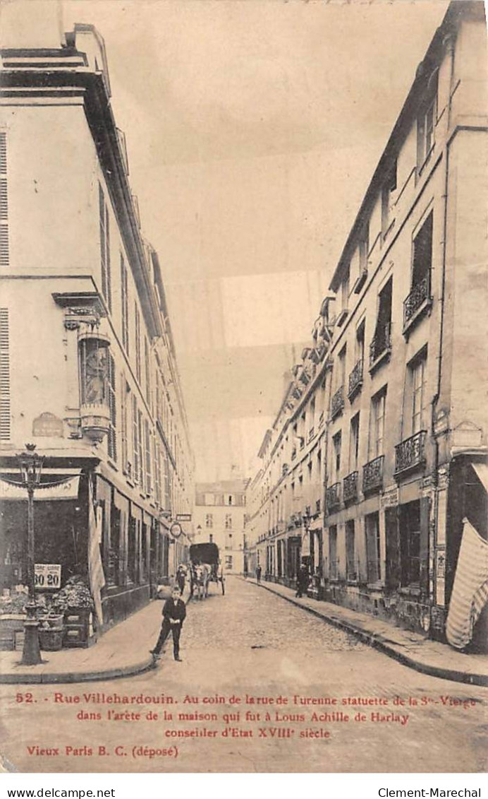 PARIS - Rue Villehardouin - Au Coin De La Rue De Turenne - Très Bon état - District 03