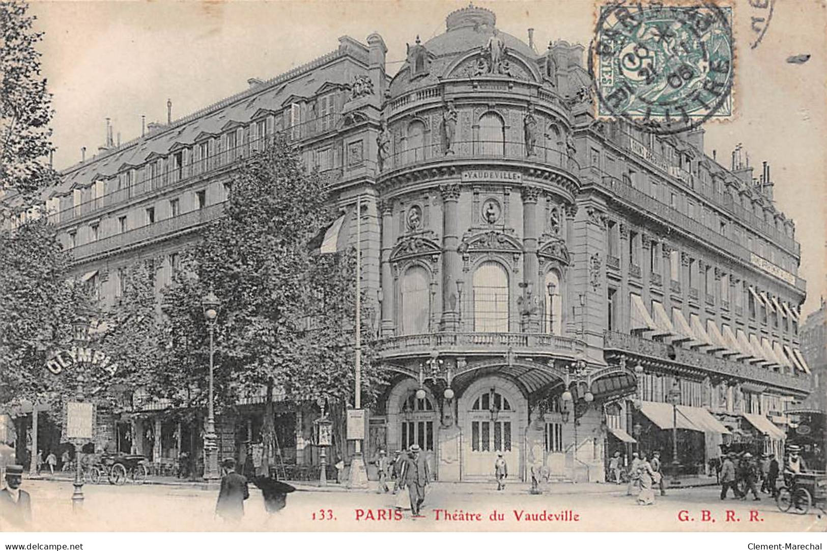 PARIS - Théâtre Du Vaudeville - Très Bon état - Arrondissement: 02