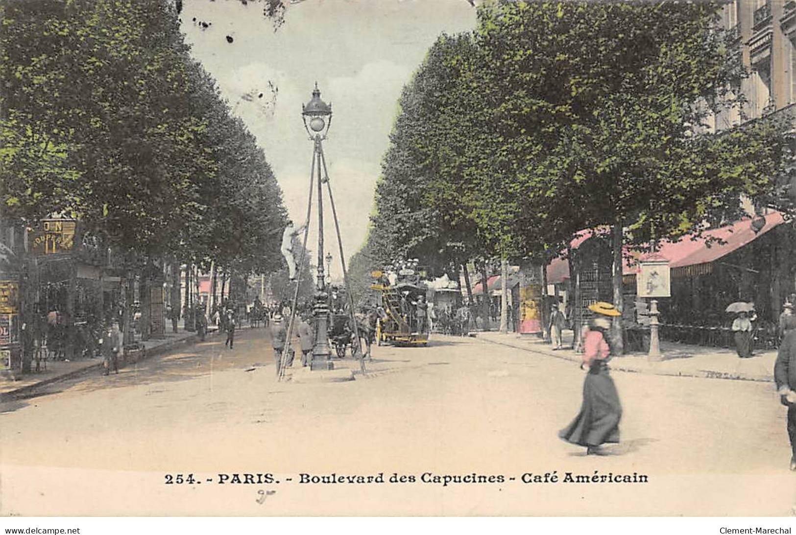 PARIS - Boulevard Des Capucines - Café Américain - Très Bon état - Arrondissement: 02