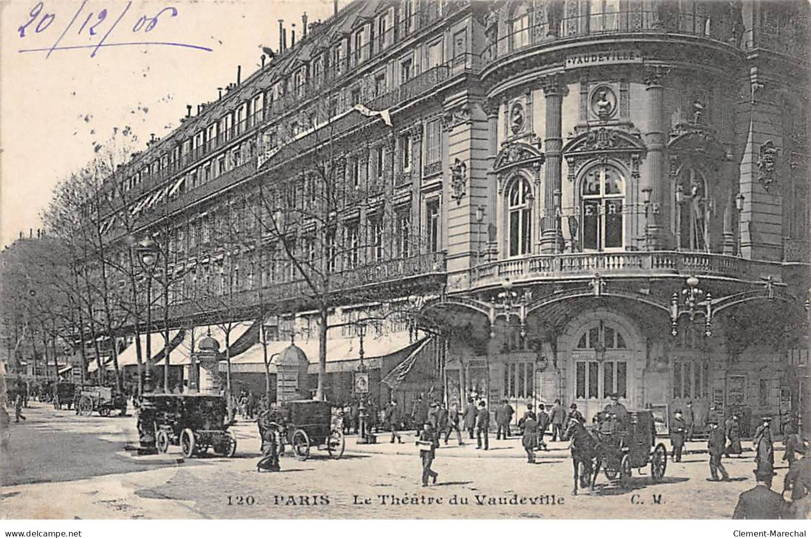PARIS - Le Théâtre Du Vaudeville - Très Bon état - Paris (02)