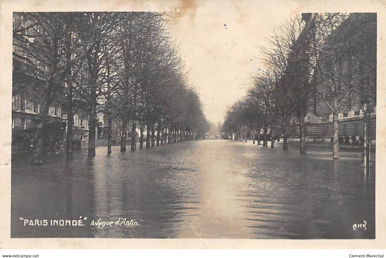 PARIS - Paris Inondé - Avenue D'Antin - Très Bon état - Distrito: 02