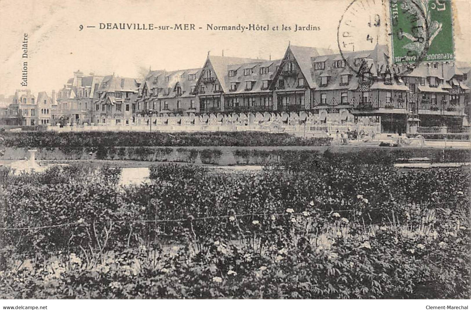 DEAUVILLE SUR MER - Normandy Hôtel Et Les Jardins - Très Bon état - Deauville