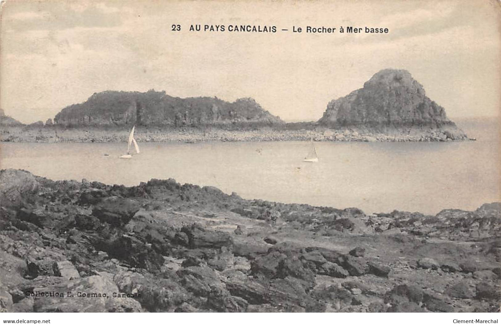 AU PAYS CANCALAIS - Le Rocher à Mer Basse - état - Cancale