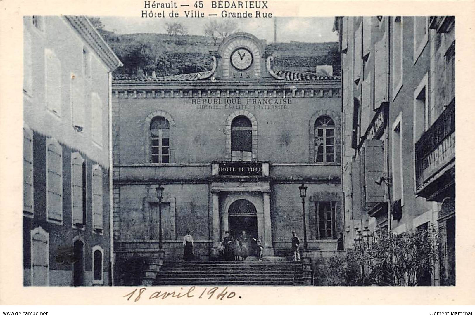 BEDARIEUX - Hôtel De Ville - Grande Rue - Très Bon état - Bedarieux