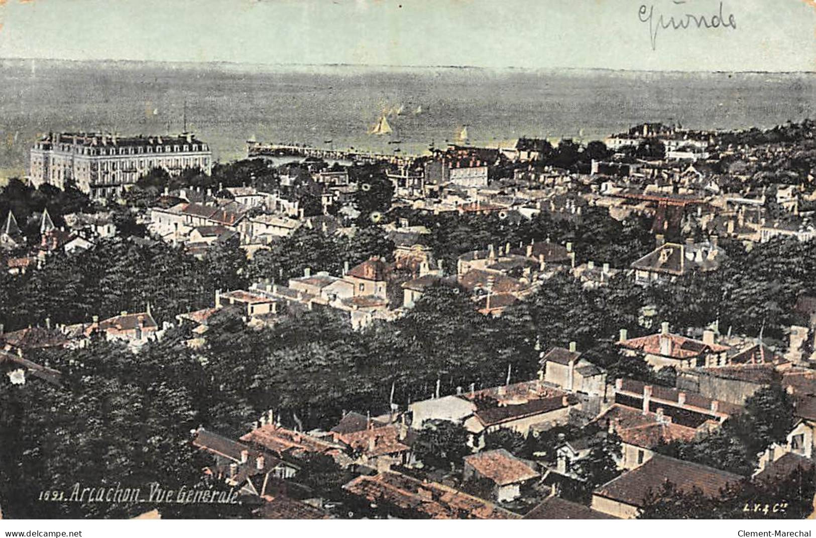 ARCACHON - Vue Générale - état - Arcachon