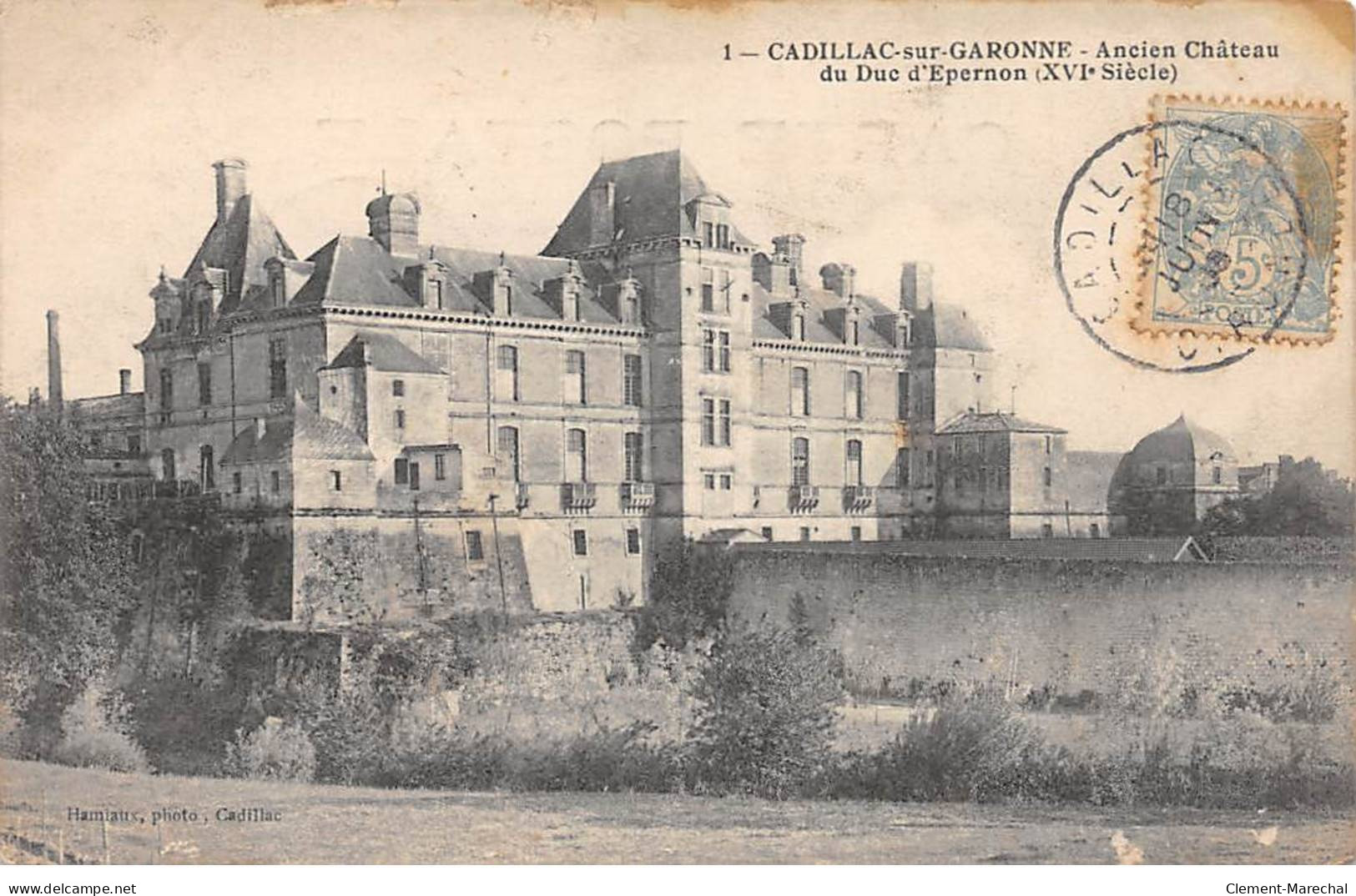 CADILLAC SUR GARONNE - Ancien Château Du Duc D'Epernon - état - Cadillac