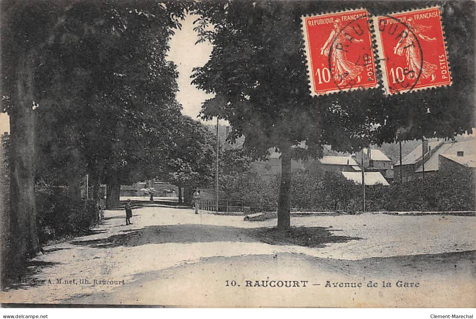 RAUCOURT - Avenue De La Gare - Très Bon état - Sonstige & Ohne Zuordnung