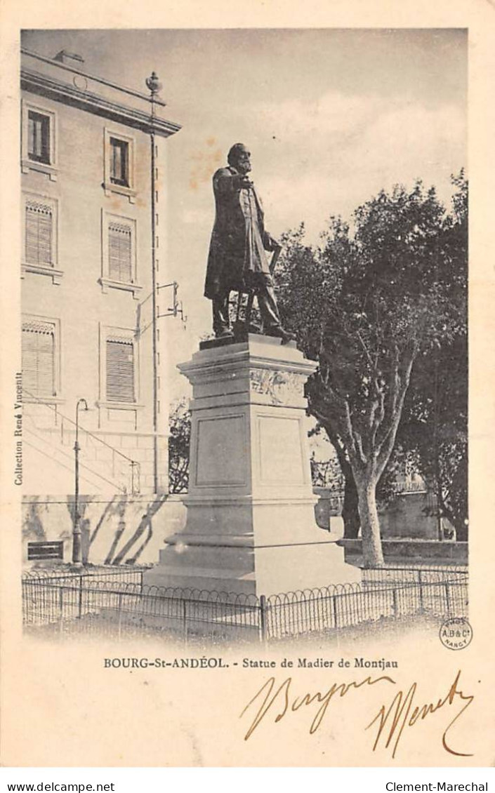 BOURG SAINT ANDEOL - Statue De Madier De Montjau - Très Bon état - Bourg-Saint-Andéol