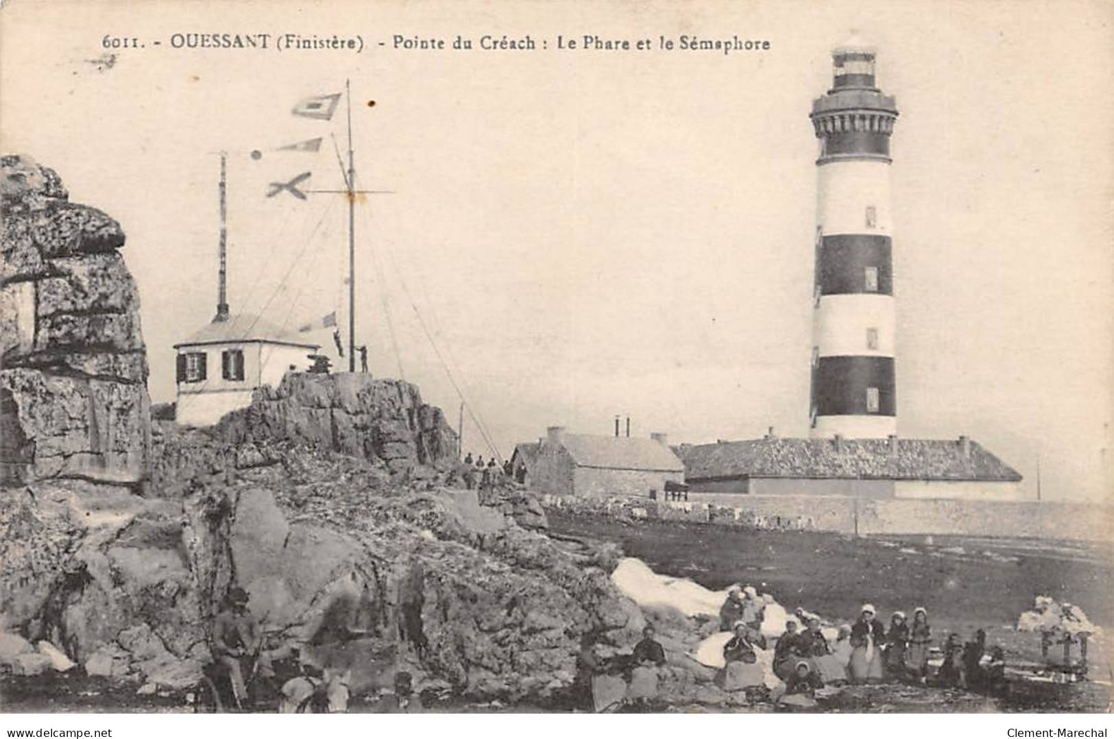 OUESSANT - Pointe Du Créach - Le Phare Et Le Sémaphore - Très Bon état - Ouessant