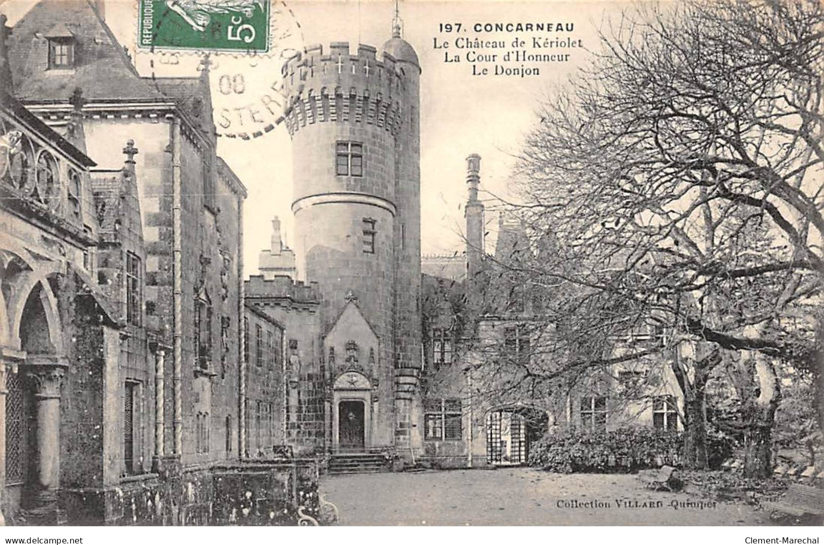 CONCARNEAU - Le Château De Kériolet - état - Concarneau