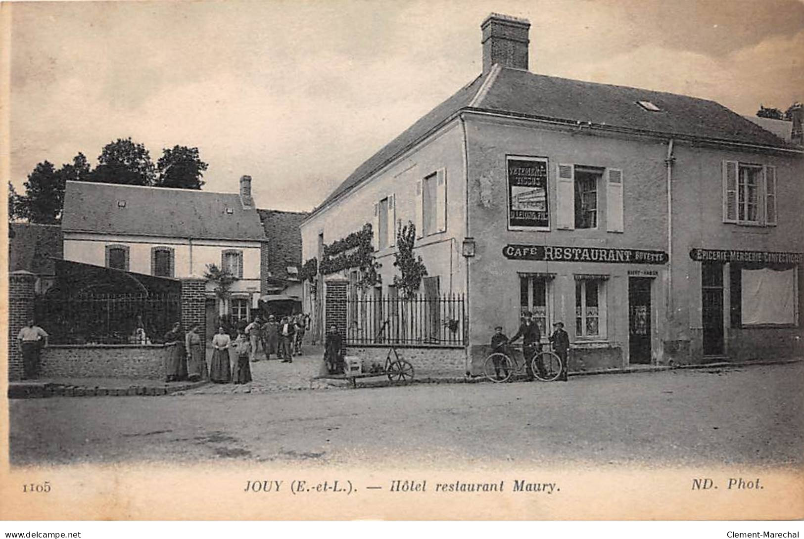 JOUY - Hôtel Restaurant Maury - Très Bon état - Jouy