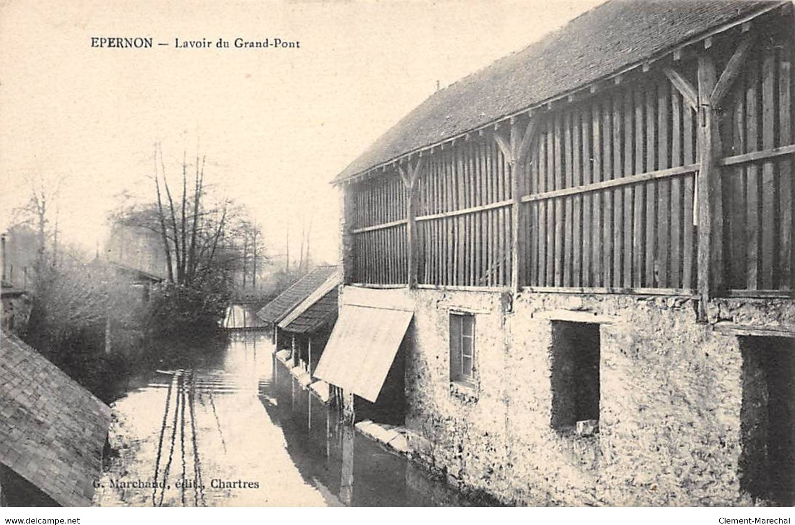 EPERNON - Lavoir Du Grand Pont - Très Bon état - Epernon