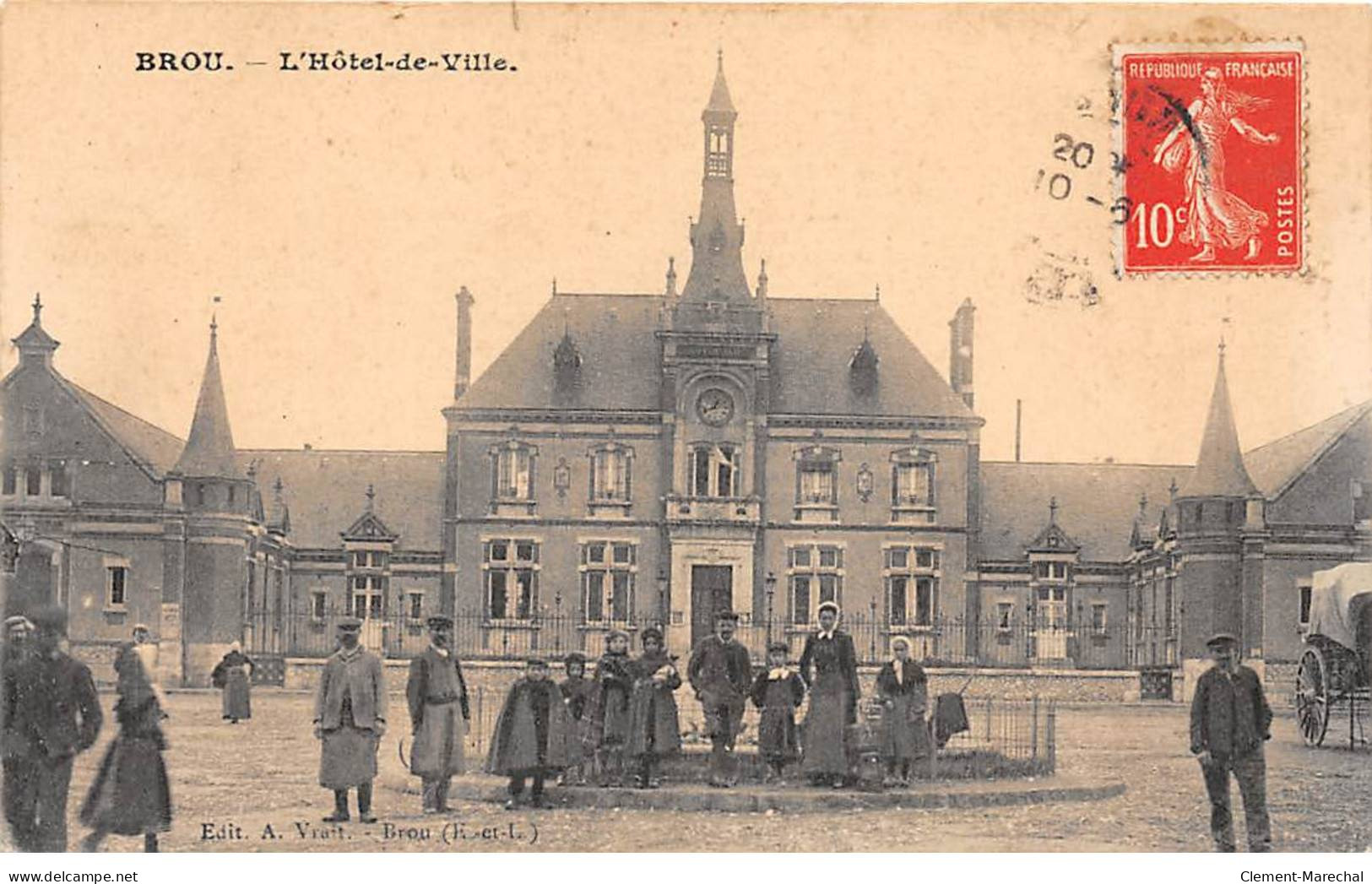 BROU - L'Hôtel De Ville - état - Sonstige & Ohne Zuordnung