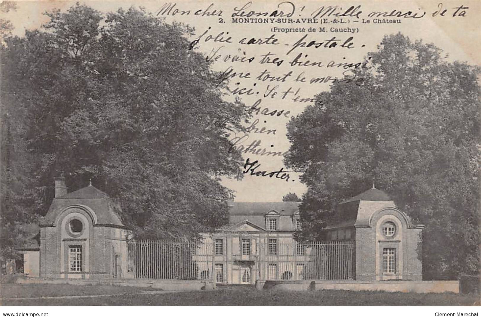 MONTIGNY SUR AVRE - Le Château - Très Bon état - Montigny-sur-Avre