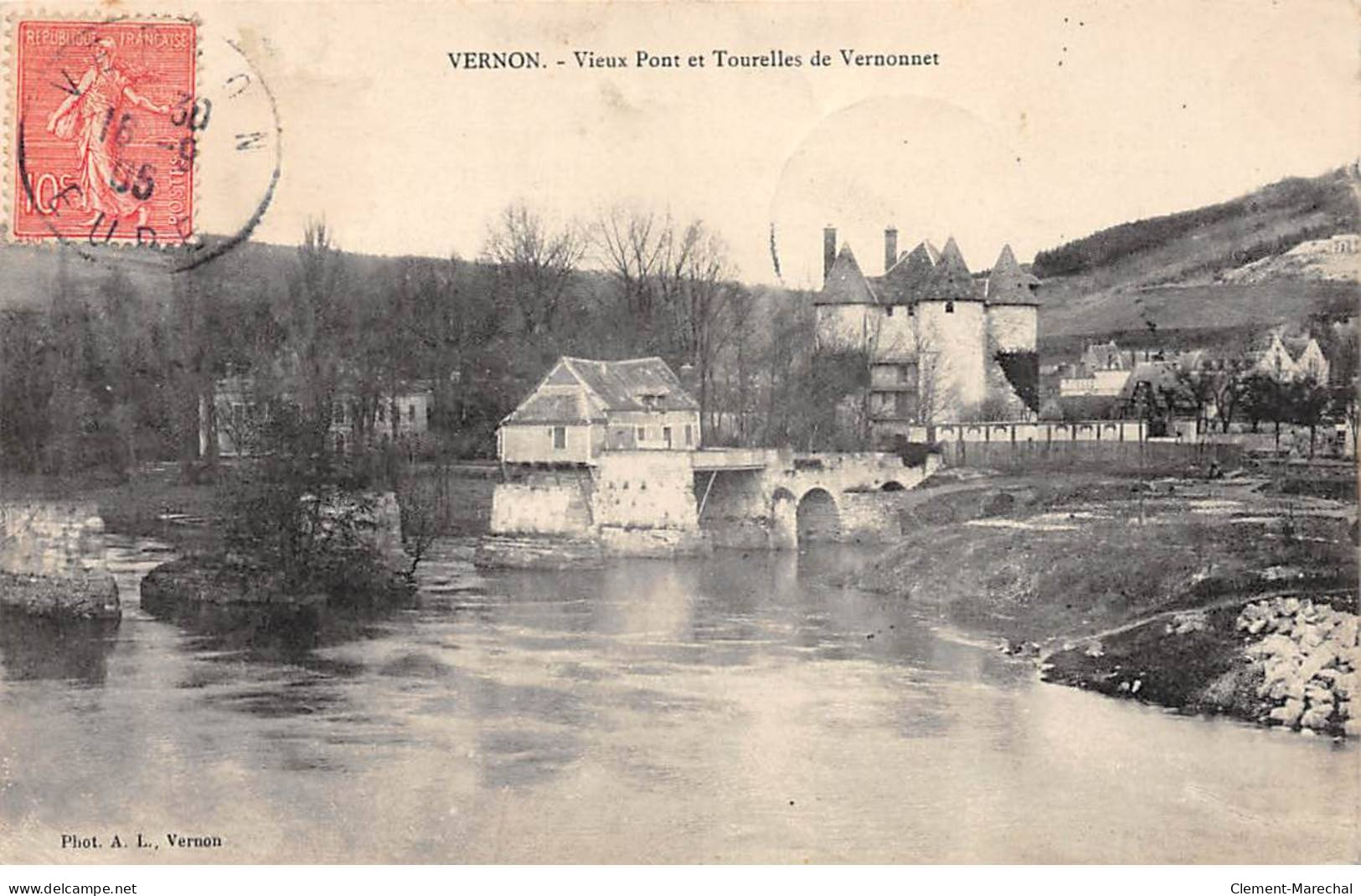 VERNON - Vieux Pont Et Tourelles De Vernonnet - état - Vernon