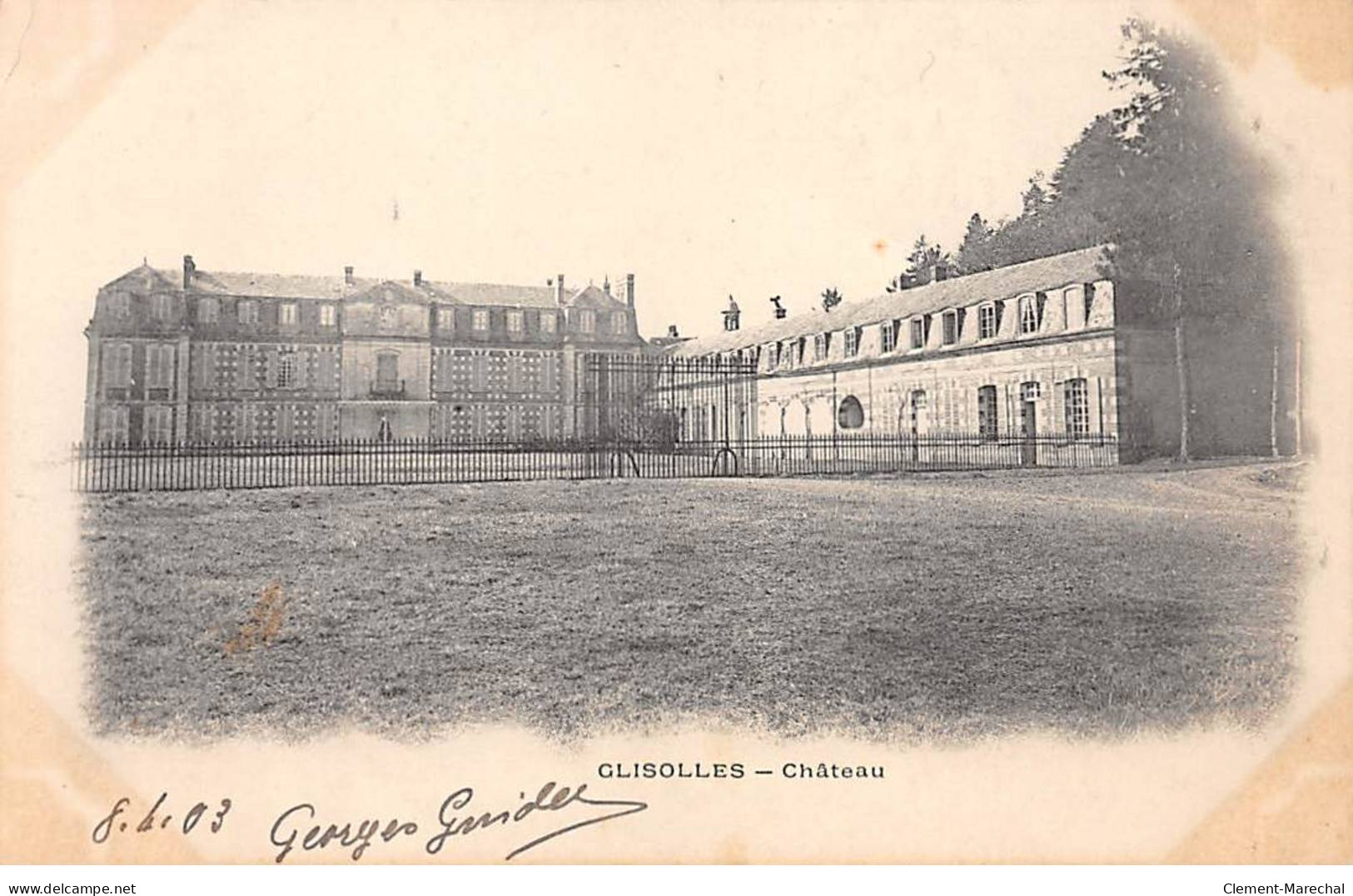 GLISOLLES - Château - Très Bon état - Sonstige & Ohne Zuordnung
