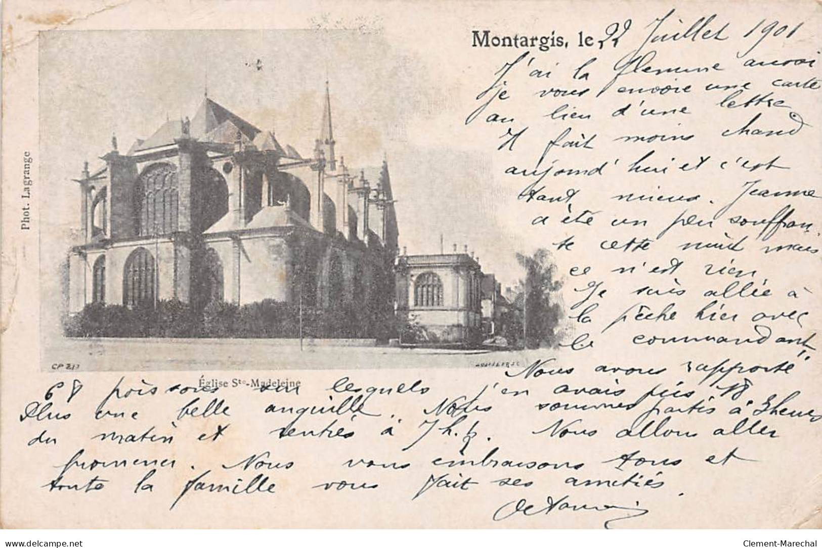 MONTARGIS - Eglise Sainte Madeleine - état - Montargis