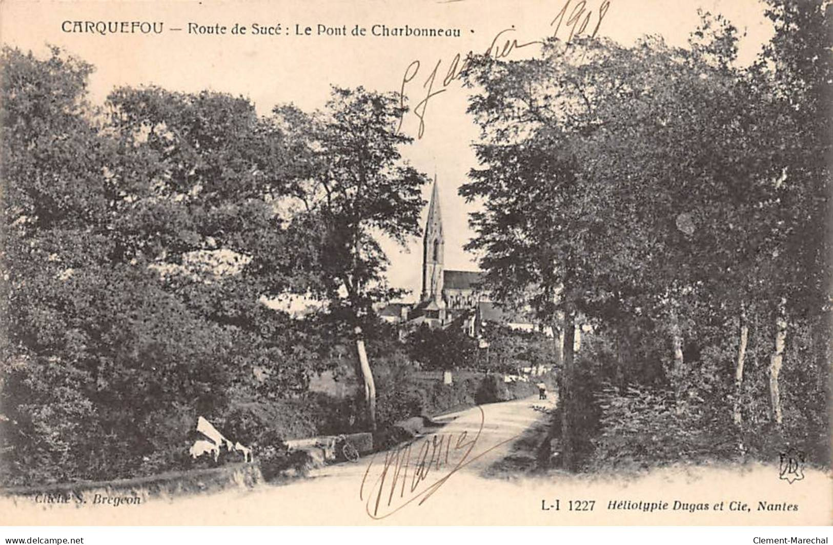 CARQUEFOU - Route De Sucé - Le Pont De Charbonneau - Très Bon état - Carquefou