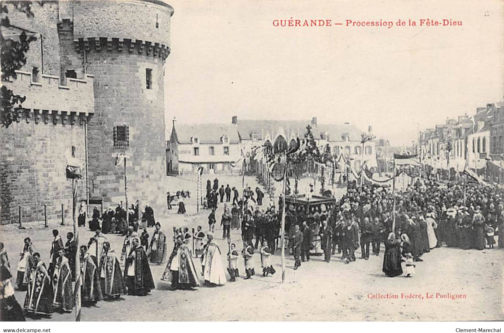 GUERANDE - Procession De La Fête Dieu - Très Bon état - Guérande