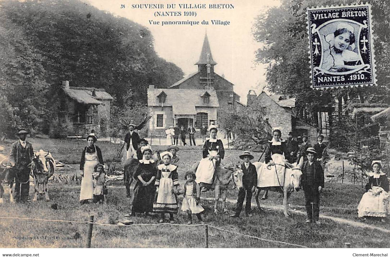 NANTES - Souvenir Du Village Breton 1910 - Vue Panoramique Du Village - Très Bon état - Nantes